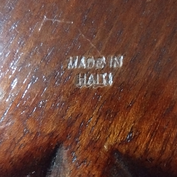 Vintage Monkey Pod Wooden Serving Tray - Picture 3 of 3